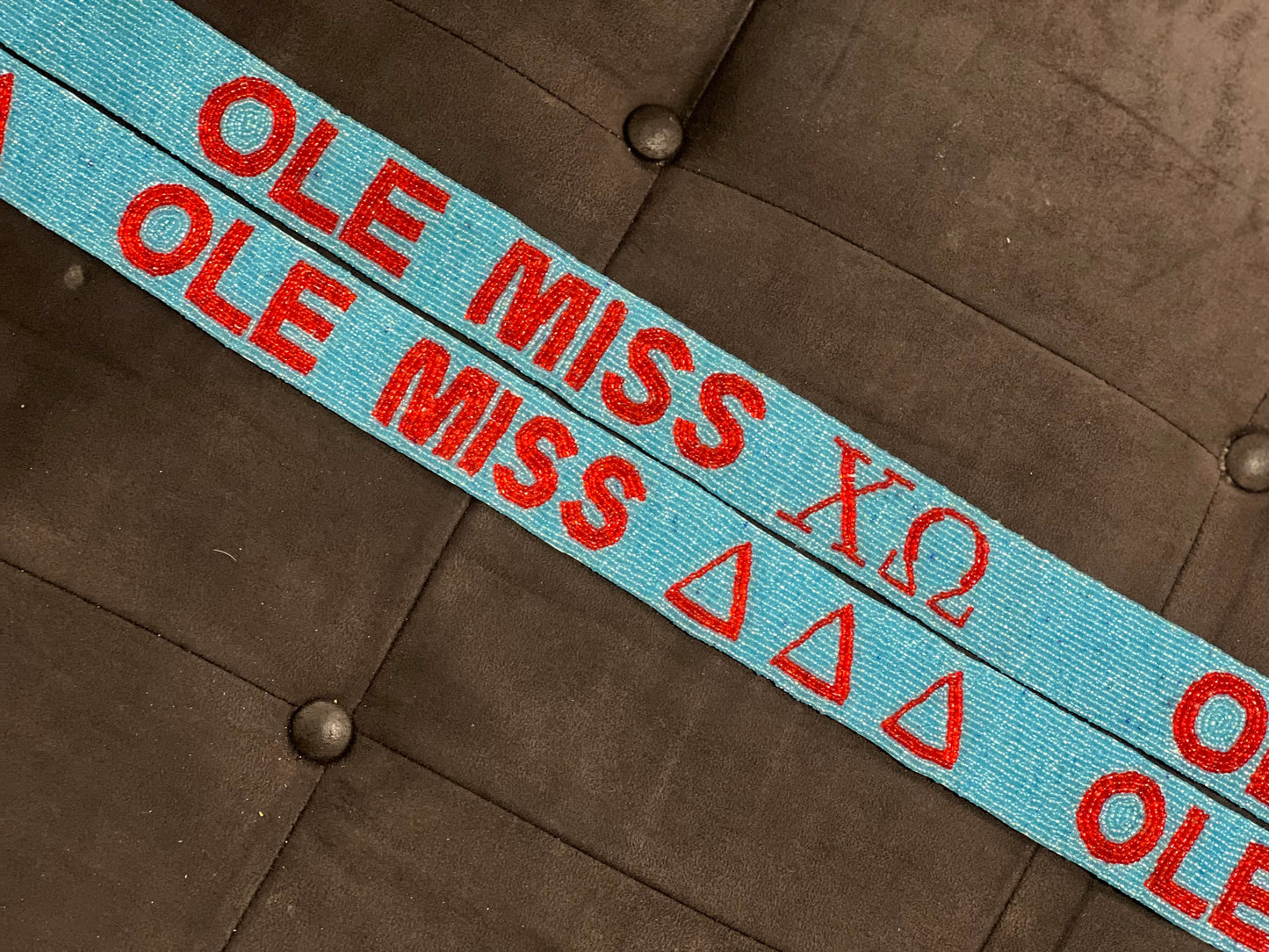 Beaded Gameday Sorority Purse Straps NOW SHIPPING