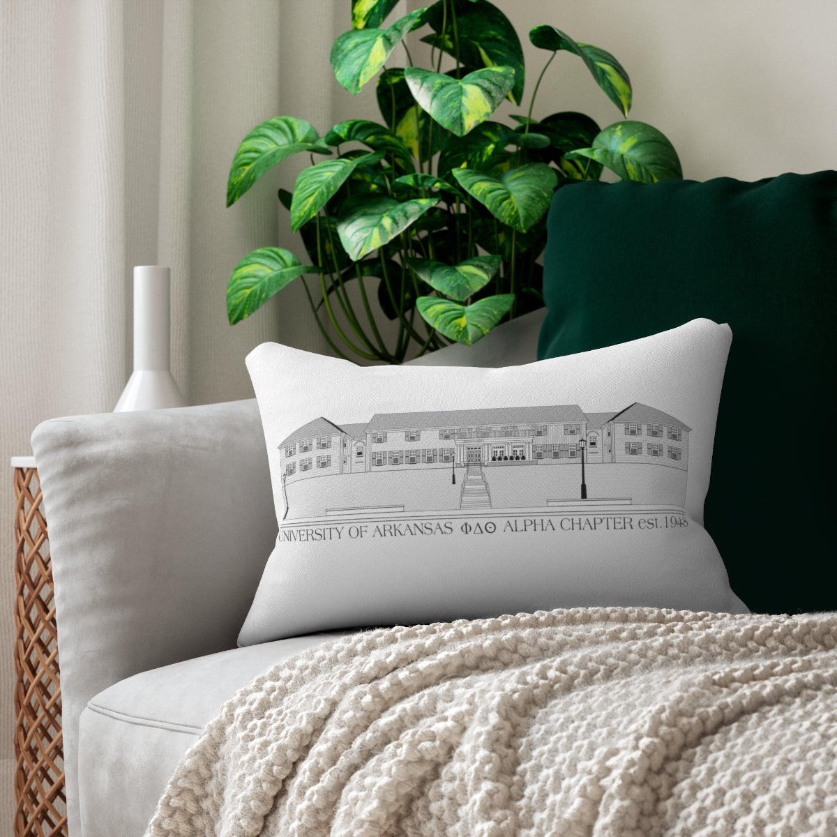 Phi Delta AR House Pillow
