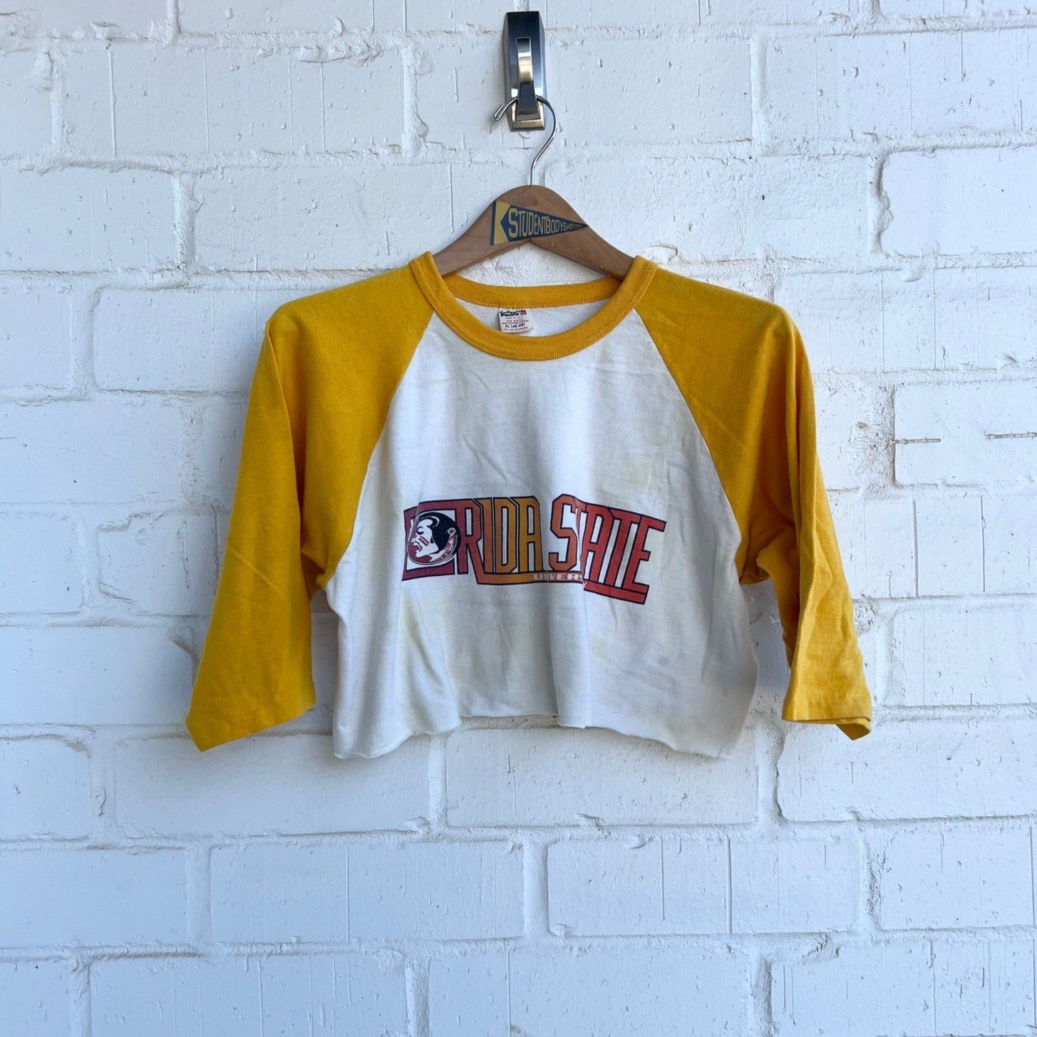 Vintage 1980s Florida State cut off Tee