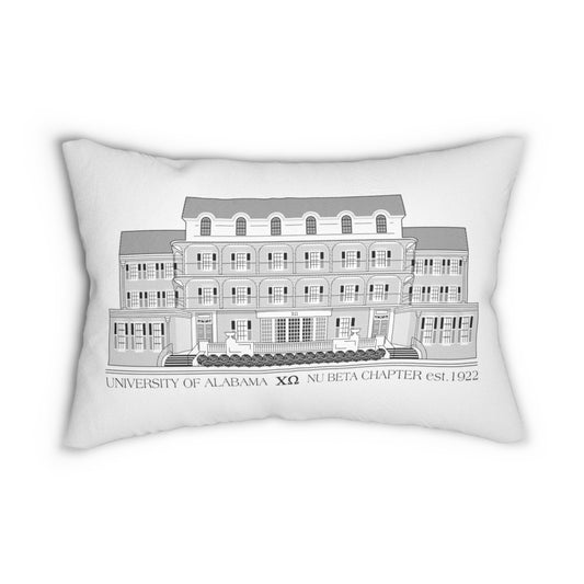 Chi O AL House Pillow